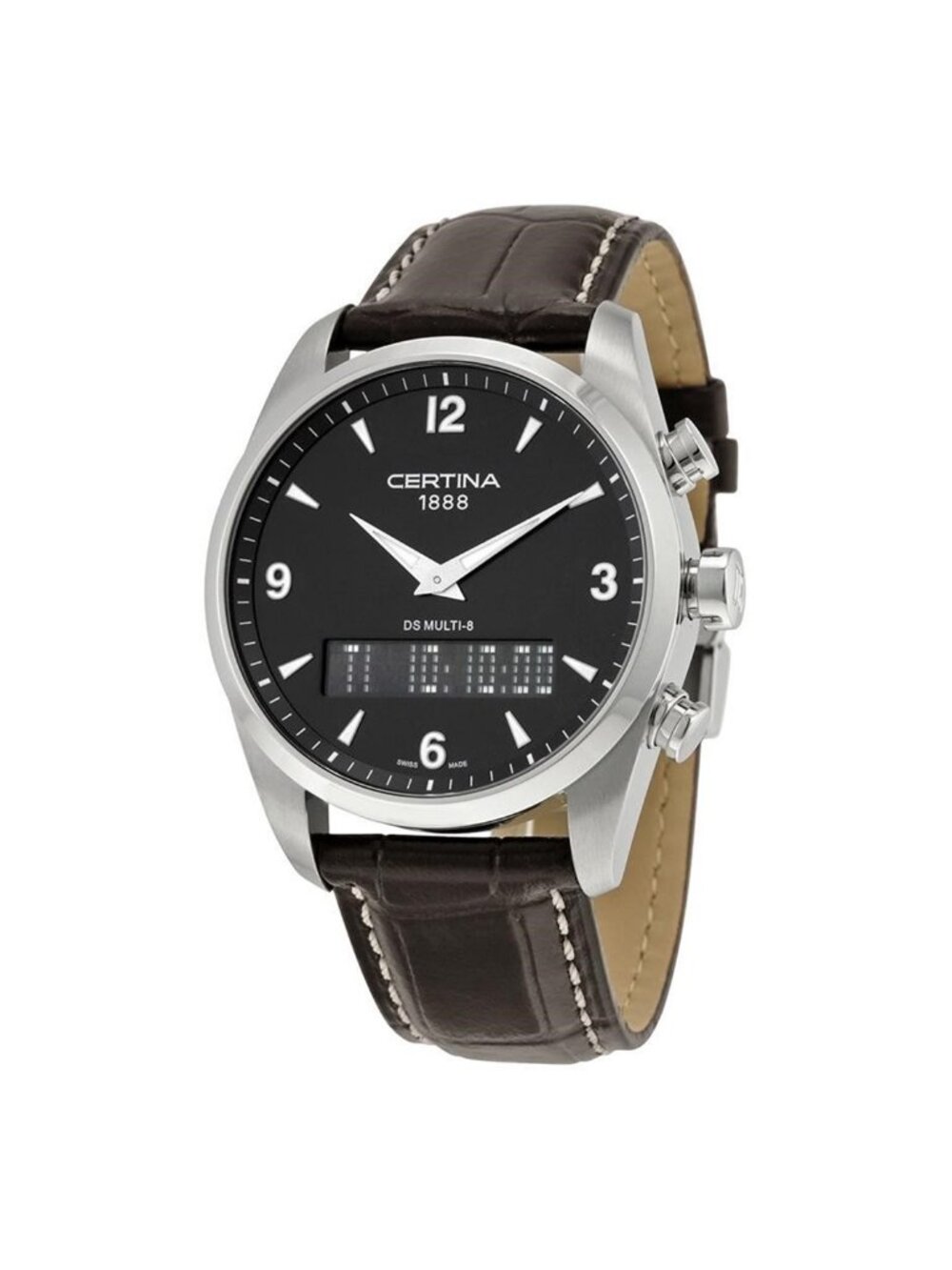 NWT Certina DS Multi-8 Black Dial Men's Watch